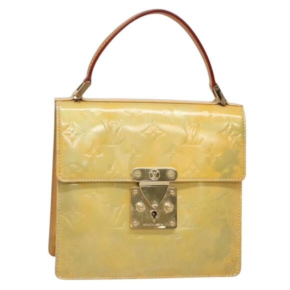 LOUIS VUITTON Monogram Vernis Spring Street Hand Bag Gris M91029 - Picture 1 of 12